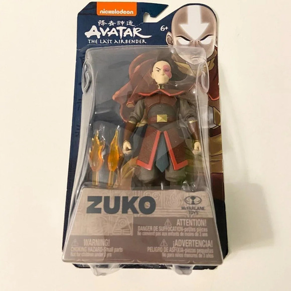 2021 Avatar The Last Airbender Zuko 6 Inch Tall Action Figure McFarlane Toys - Picture 5 of 16